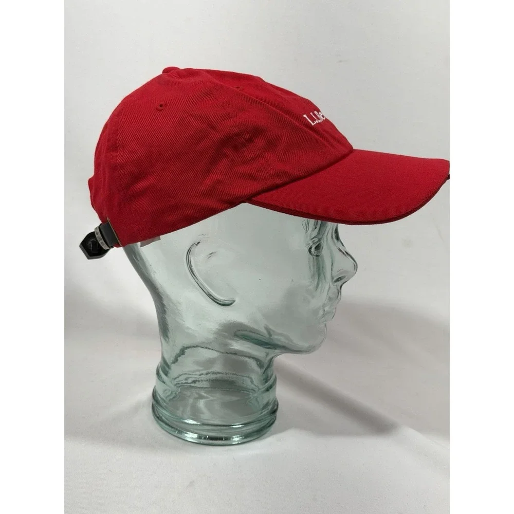 LL Bean Pathfinder LED Hat Red Hiking Camping Gorpcore Outdoor Ca